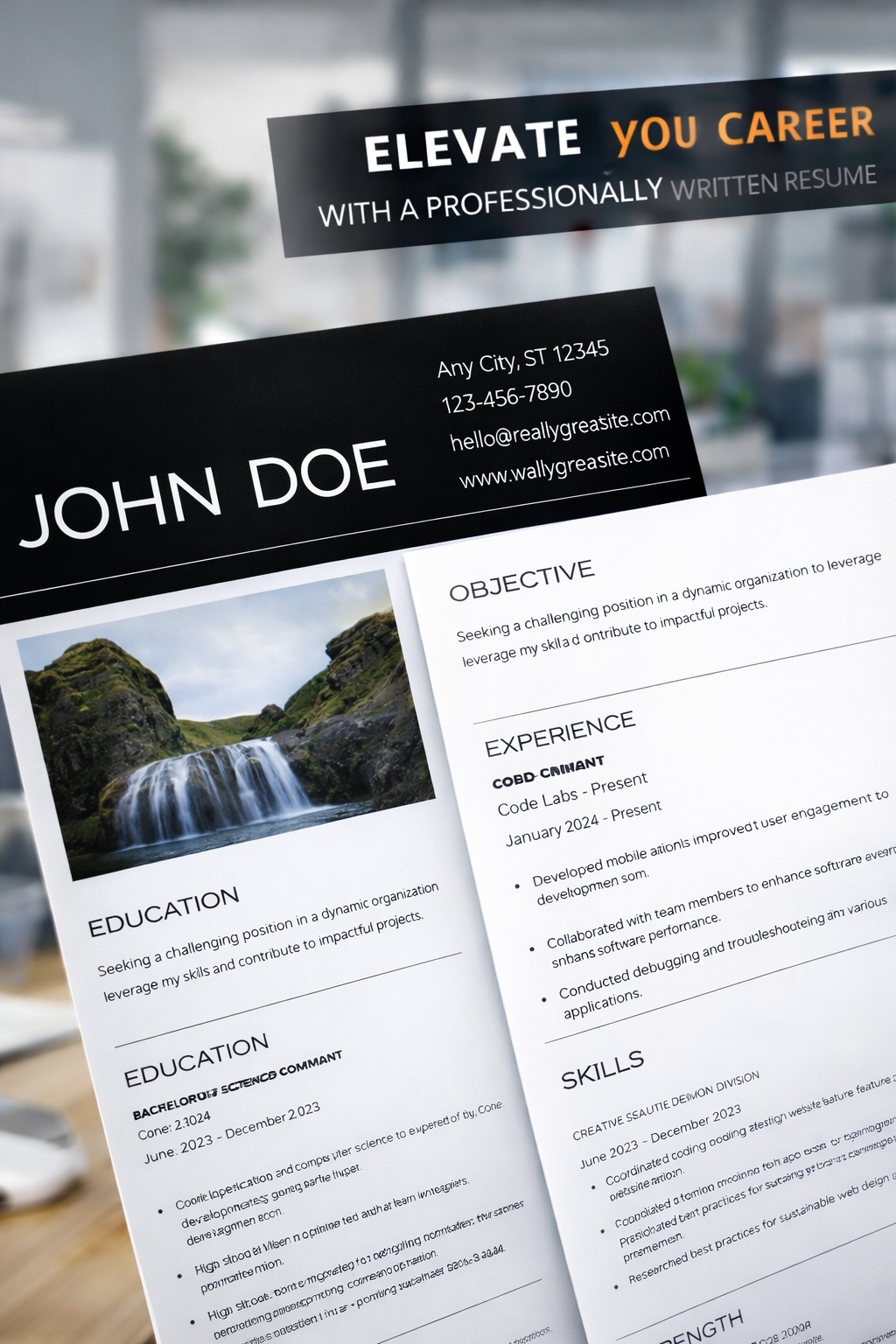 Resume Template Experiment - Screenshot 4 showing product features and functionality