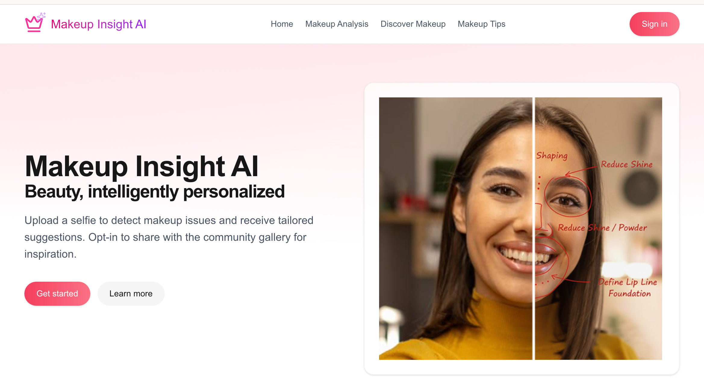 Makeup Insight AI , ... logo