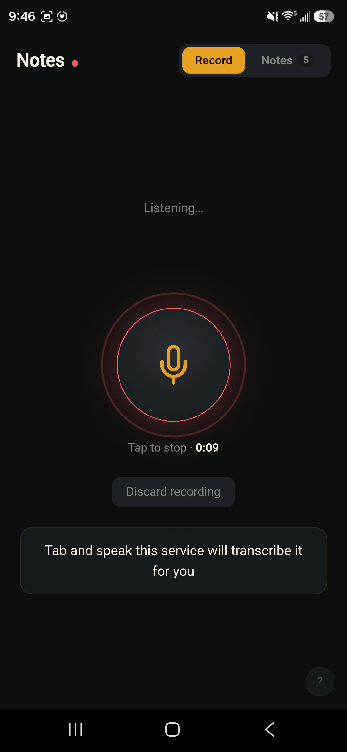 Notes: Transcribe Unlimited 截图 3