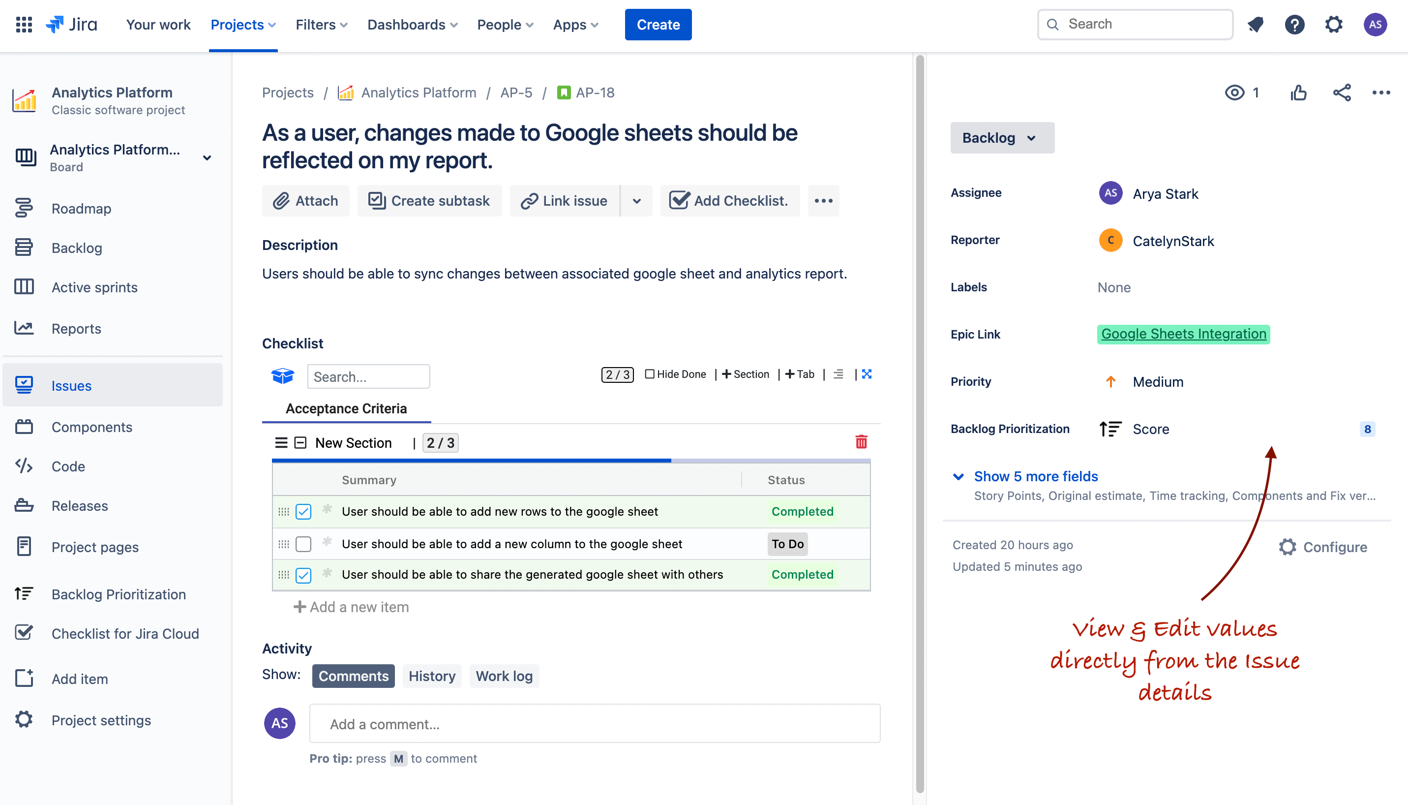 Media Keutamaan Backlog untuk JIRA (PRO) - Mengutamakan backlog projek anda seperti pro 13