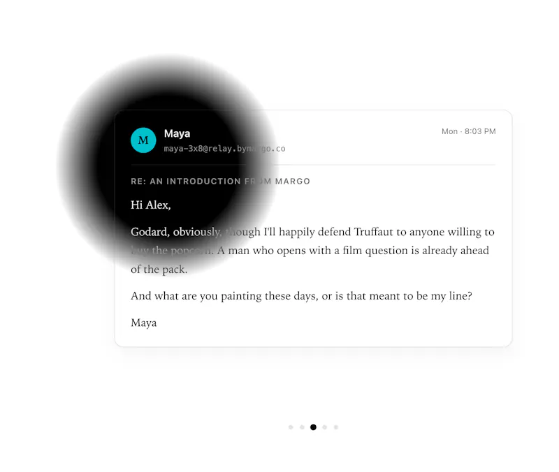 Margo : Dating through emails screenshot 3