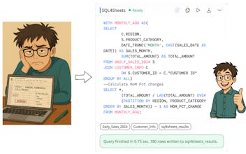 SQL4Sheets gallery image