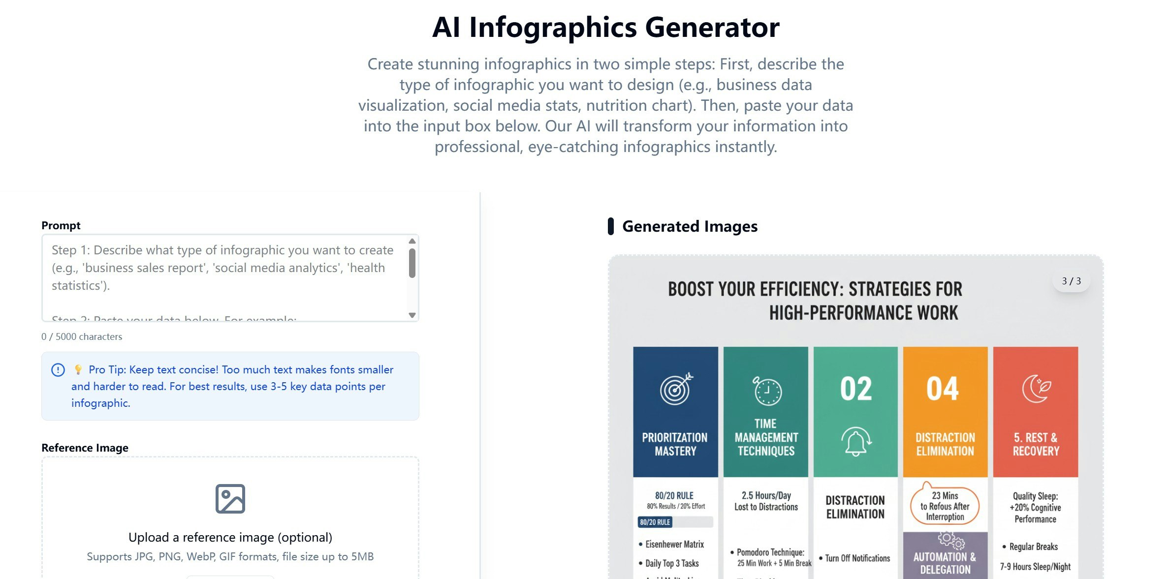 Genaraera - Main screenshot showing features and interface