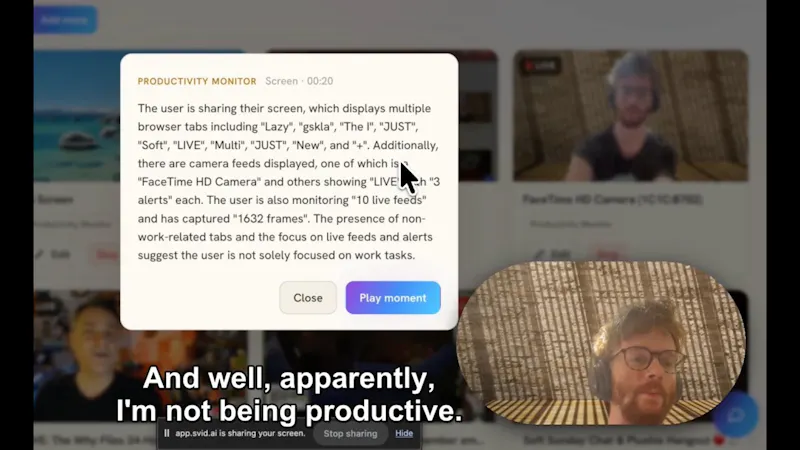 Svid AI screenshot 1 (video preview)