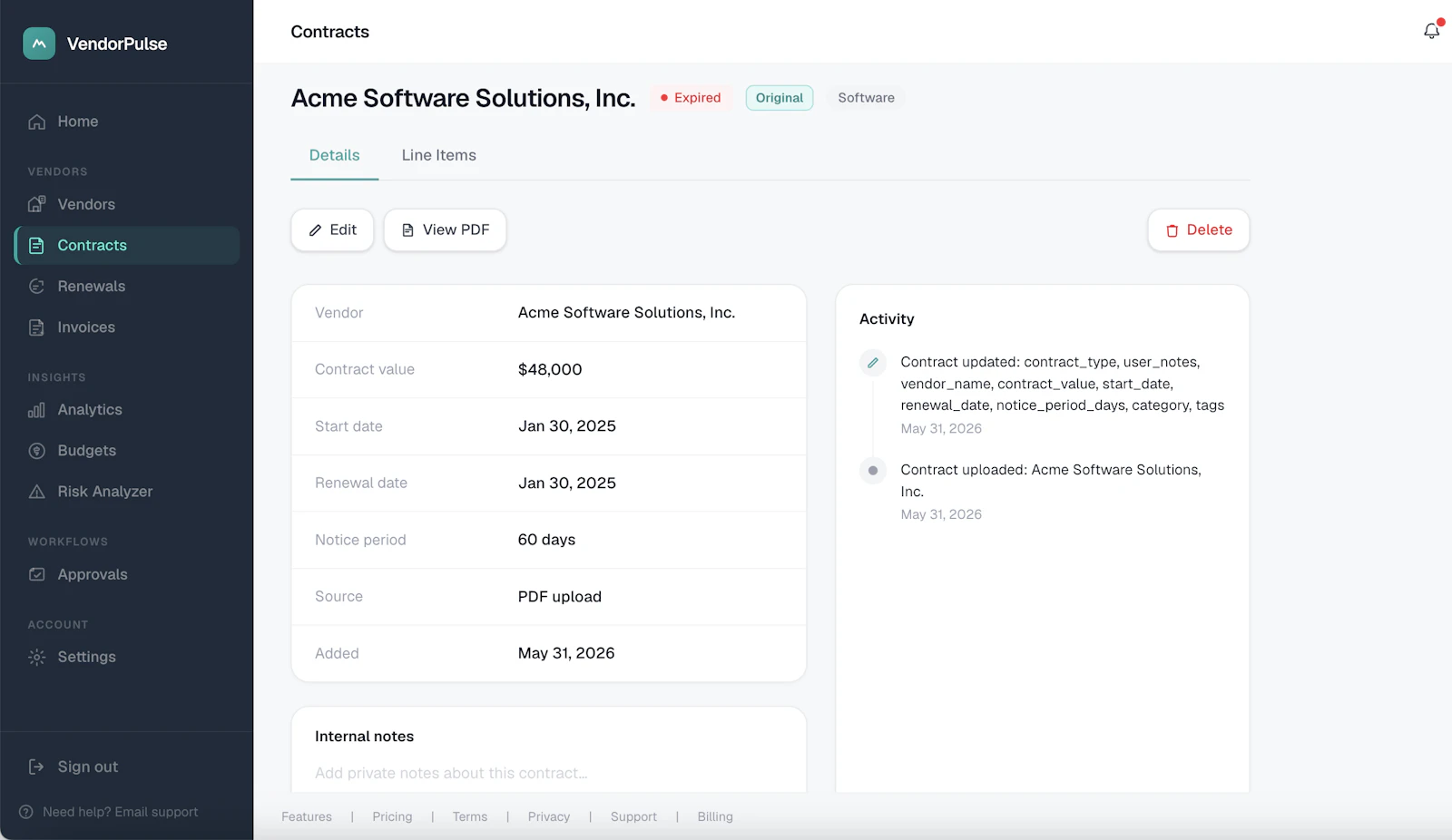 VendorPulse screenshot 5
