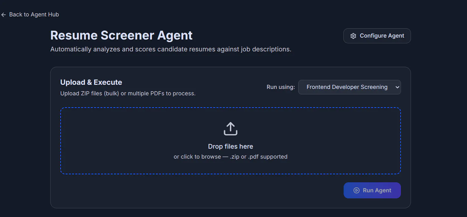 Resume Screener by Agents-Kart screenshot 4