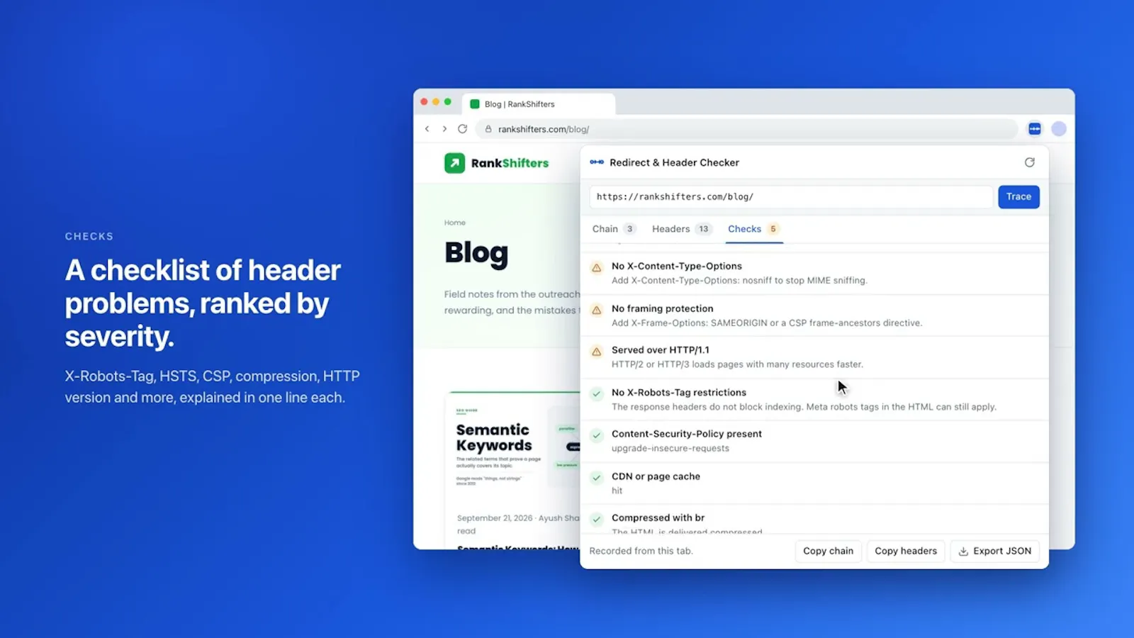 Redirect & Header Checker screenshot 1 (video preview)