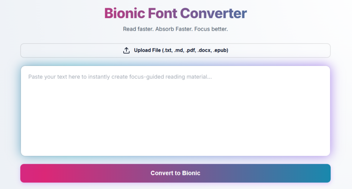 Bionic Font Converter gallery image