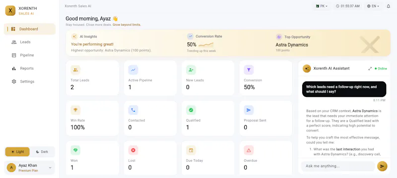 Xorenth Sales AI screenshot 3