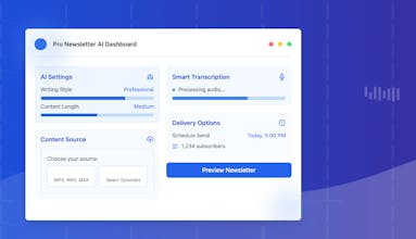 Pro Newsletter AI gallery image