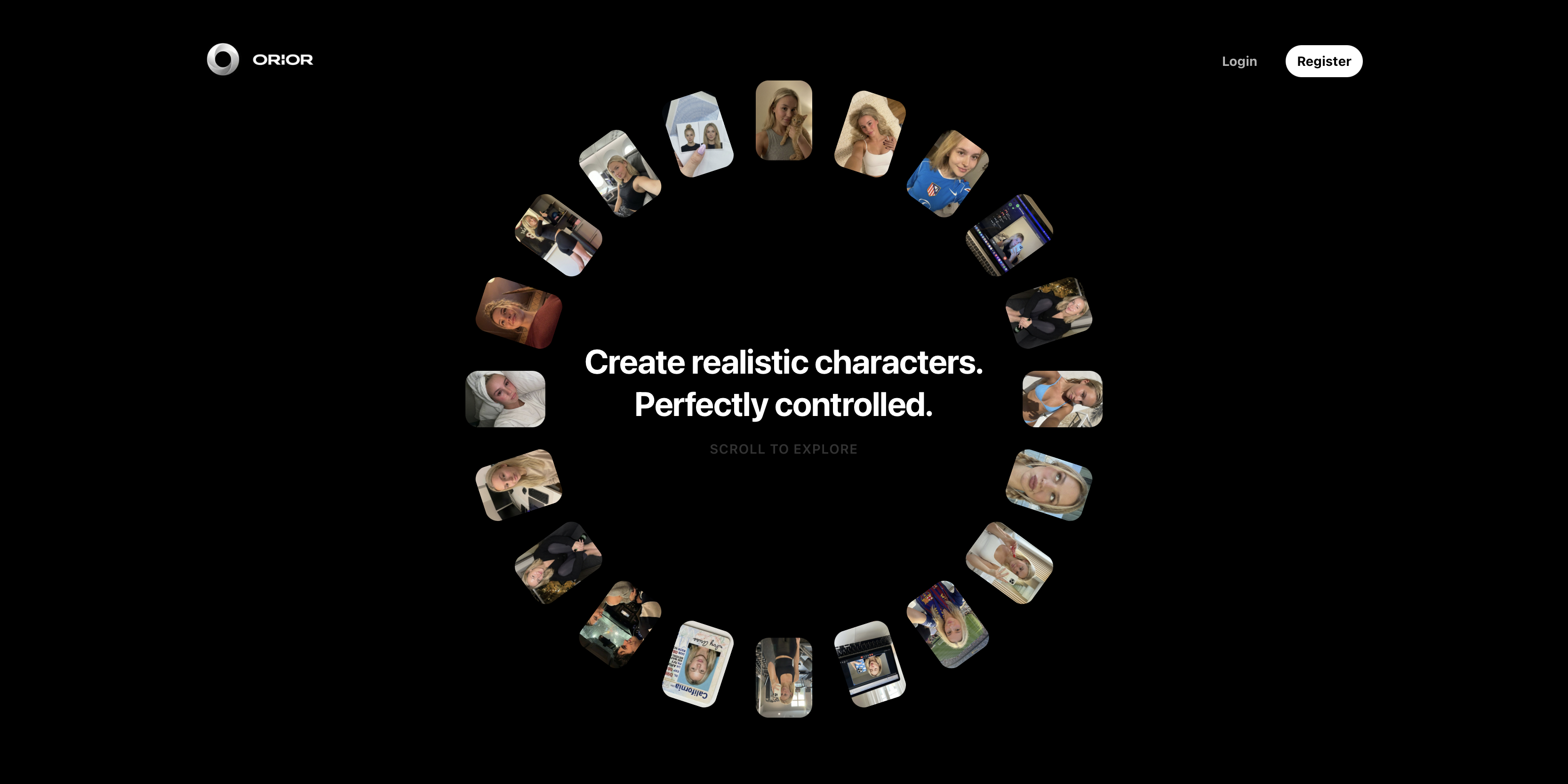 Orior AI - Main product screenshot demonstrating key features and user interface