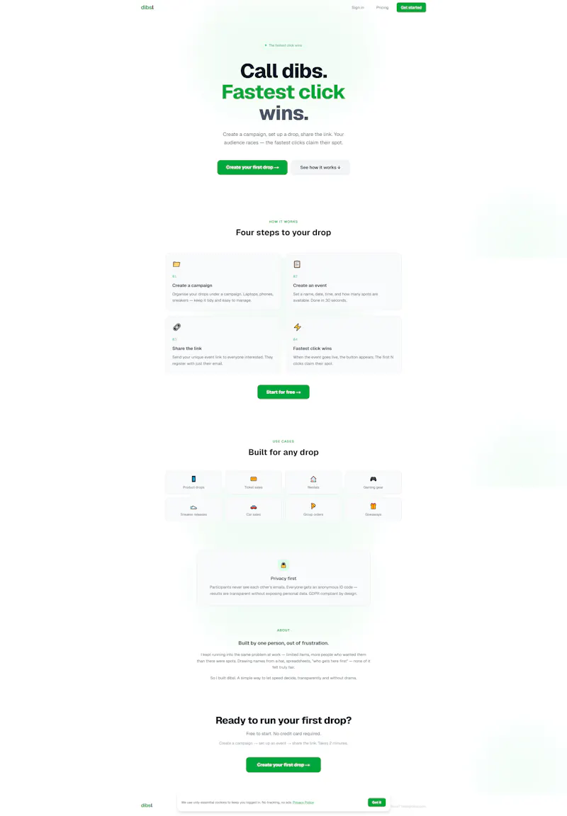 dibsl screenshot 1
