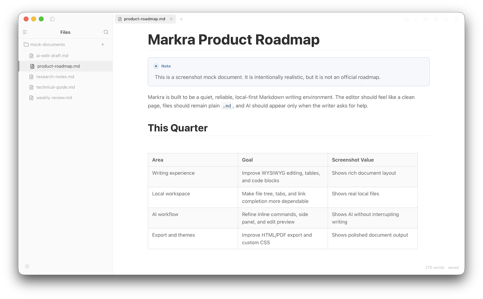 Markra screenshot 1