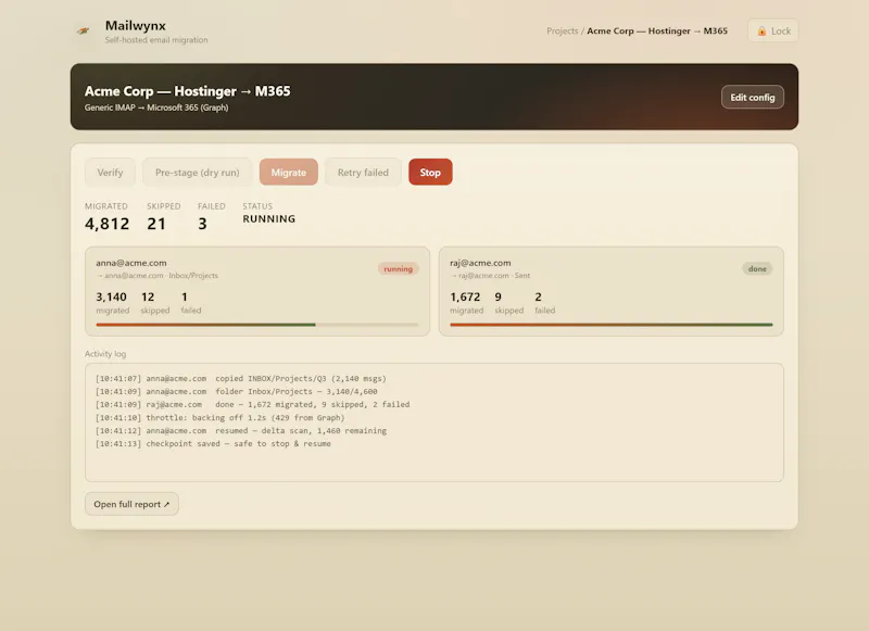 Mailwynx screenshot 7