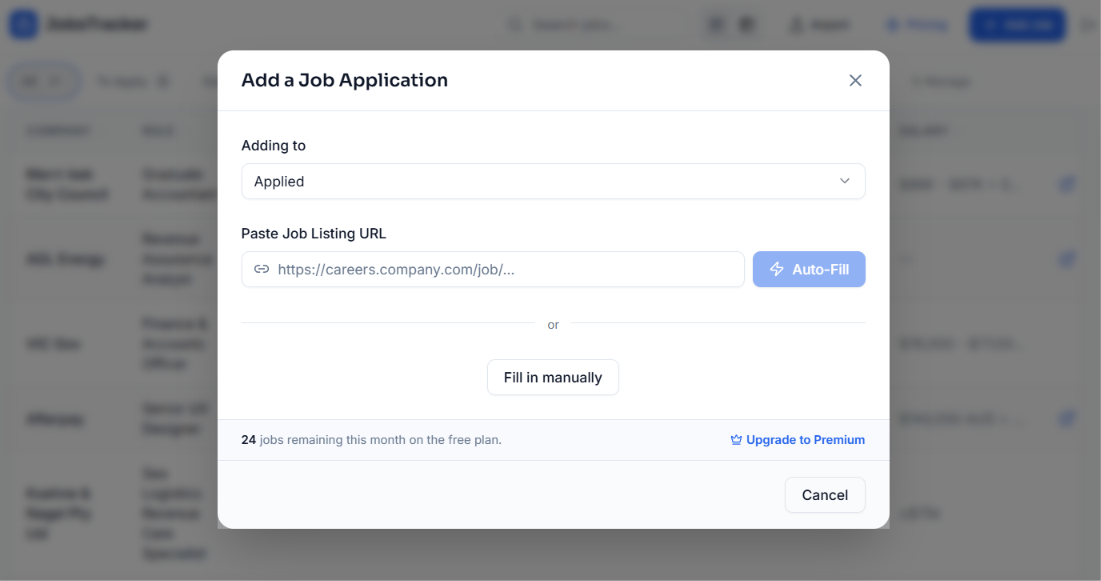 JobsTracker gallery image
