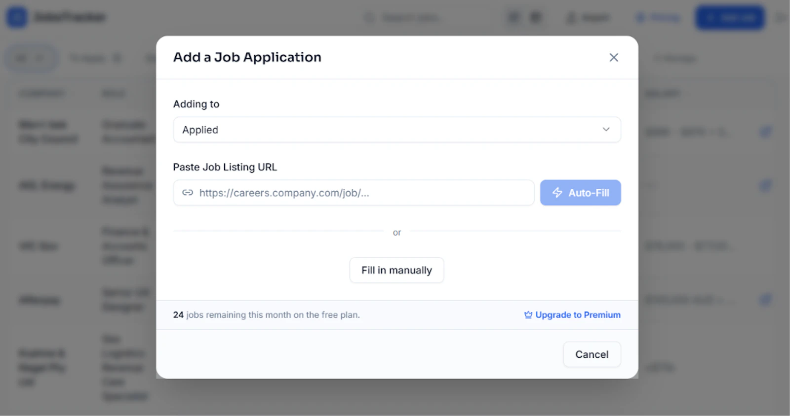 JobsTracker screenshot 5