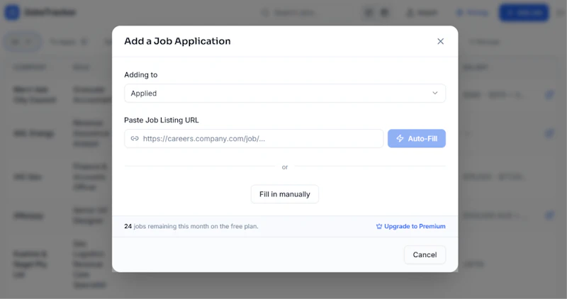 JobsTracker screenshot 5