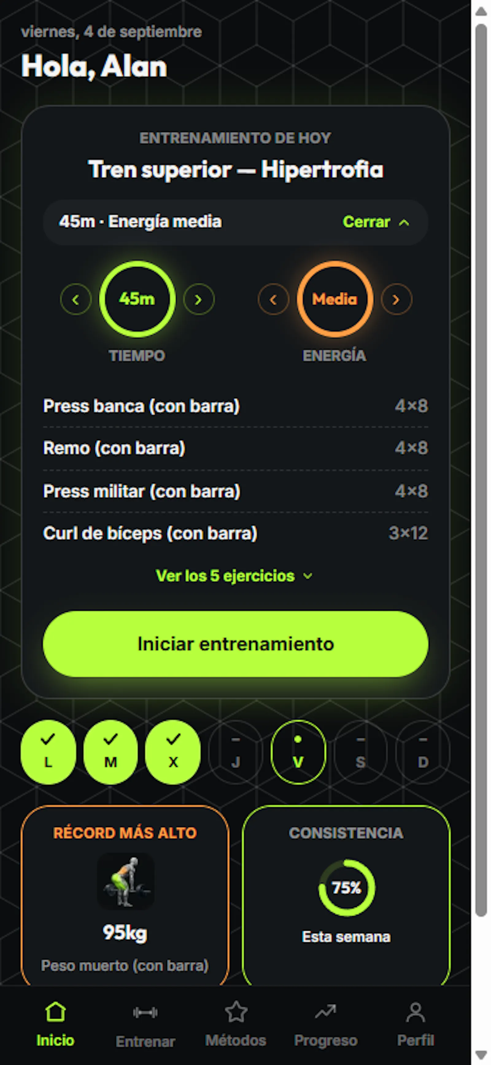 SteelCoach screenshot 4