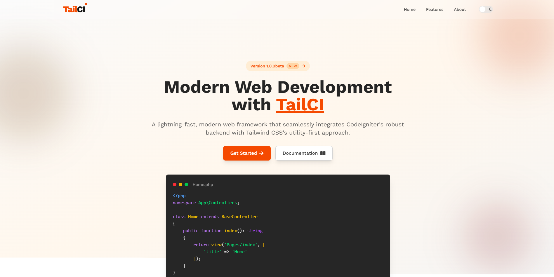 Tailci - CodeIgniter com Tailwind CSS media 1