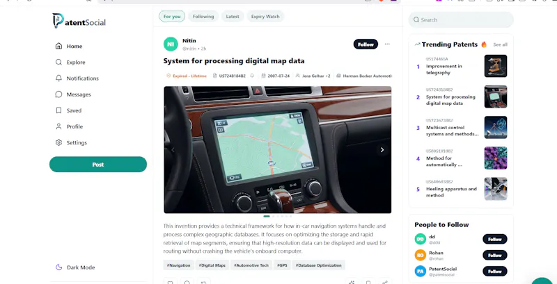 PatentSocial screenshot 1