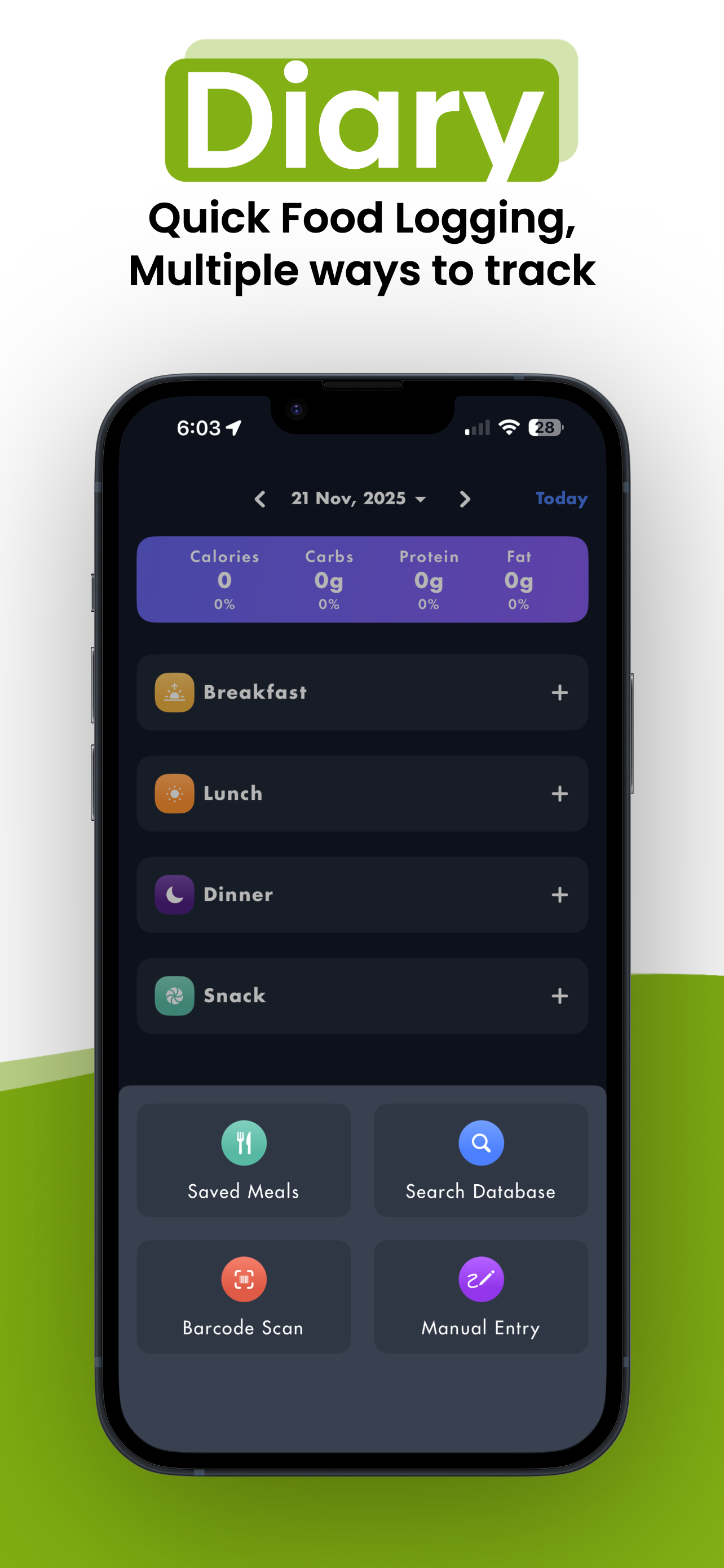 PortionPal, Privacy First Health Tracker gallery image