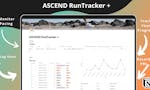 ASCEND RunTracker + Notion Template image