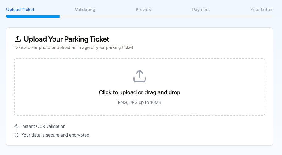 AI Powered PCN Appeals - Screenshot 2 showing product features and functionality