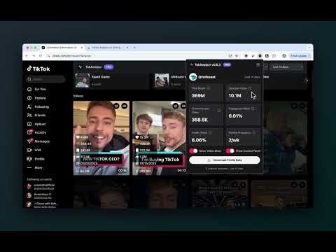 startuptile TokAnalyzr-Analyze Any TikTok Profile in Seconds