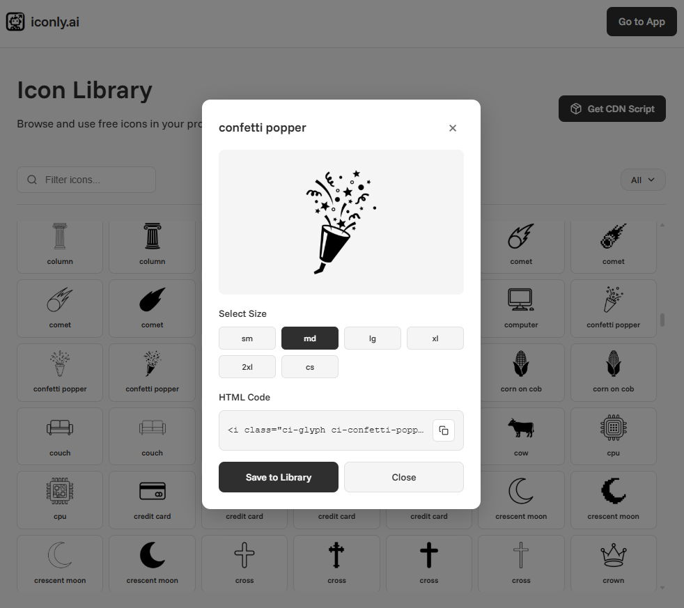 Iconly - Screenshot 4 showing product features and functionality
