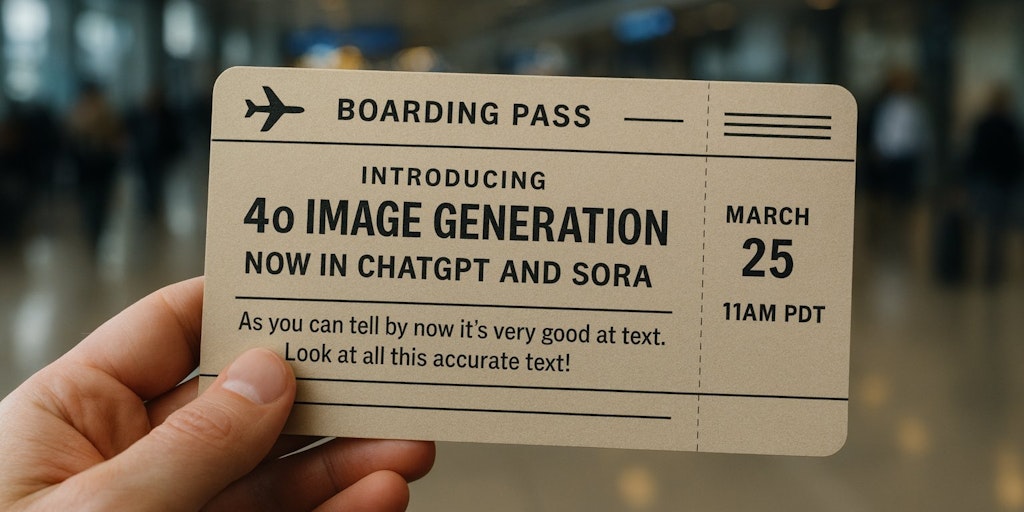 OpenAI 4o Image Generation