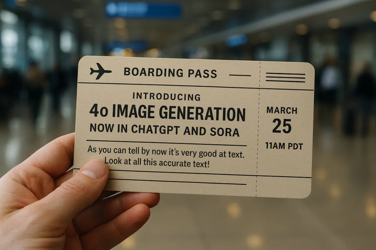 OpenAI 4o Image Generation