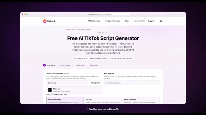 TikFuel Social screenshot 1 (video preview)