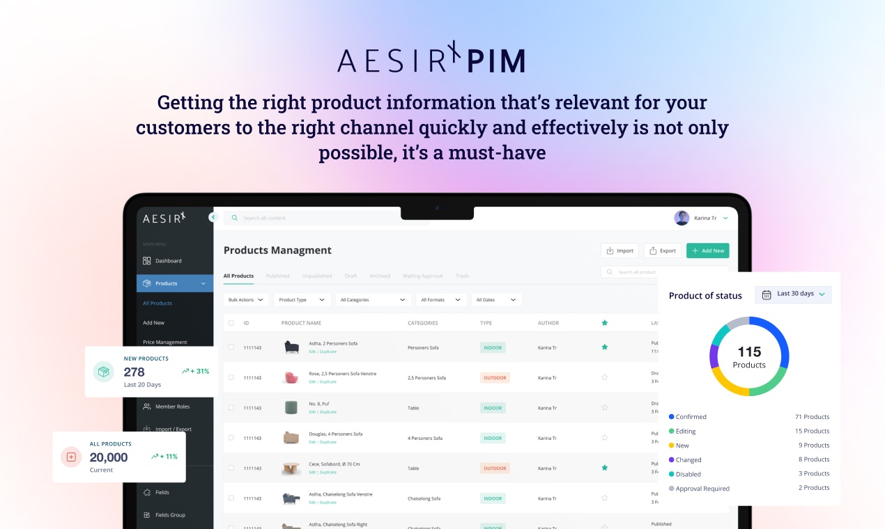 AesirX Product Information Management media 1