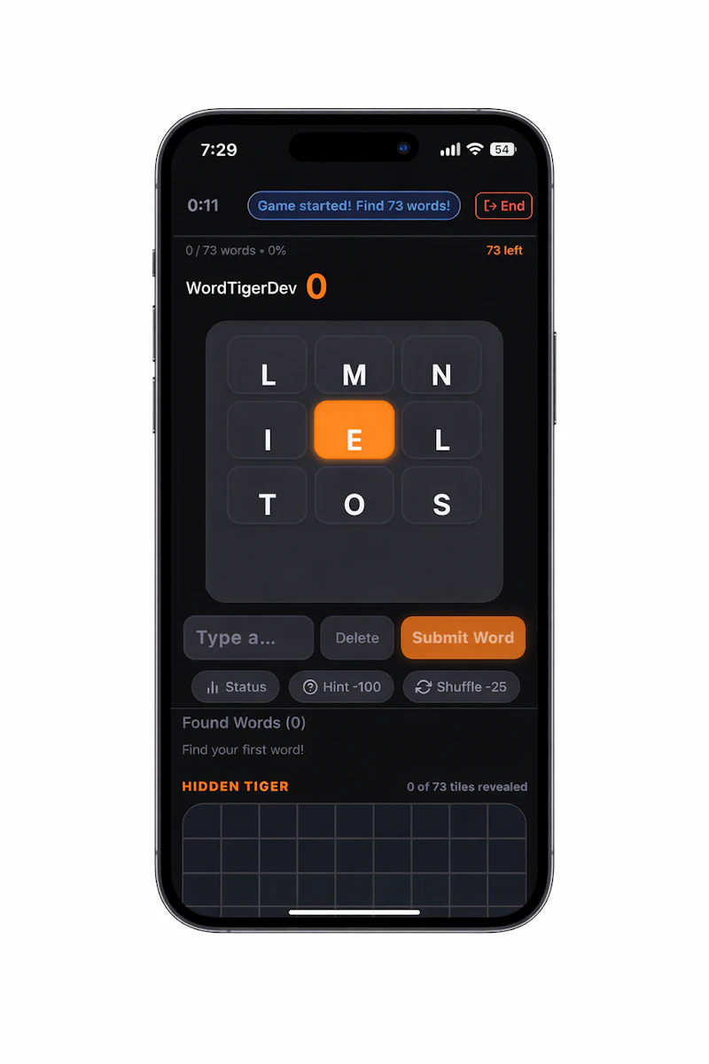 Word Tigers screenshot 4