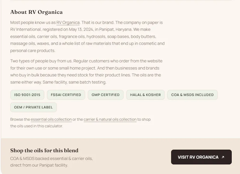 Essential Oil Dilution Calculator screenshot 6