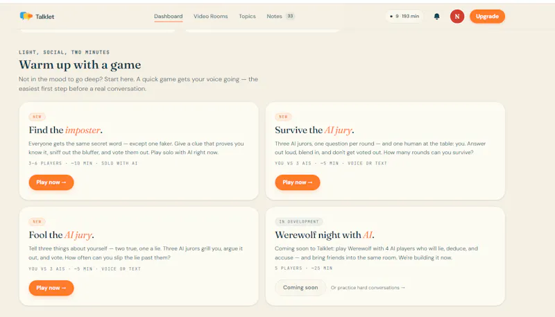 Talklet screenshot 3