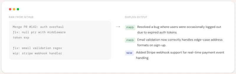 ShipLog screenshot 2