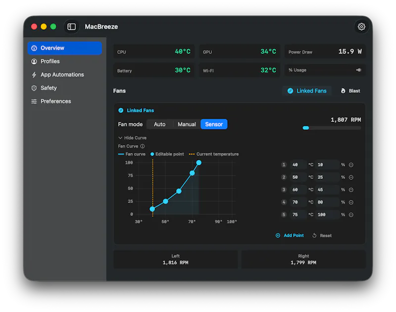 MacBreeze screenshot 1