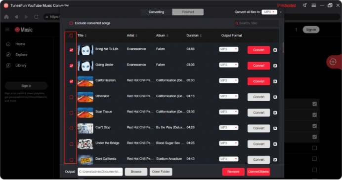 Tunesfun YouTube Music Converter media 2