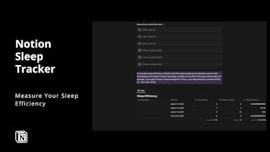 Notion Sleep Duration Tracker gallery image