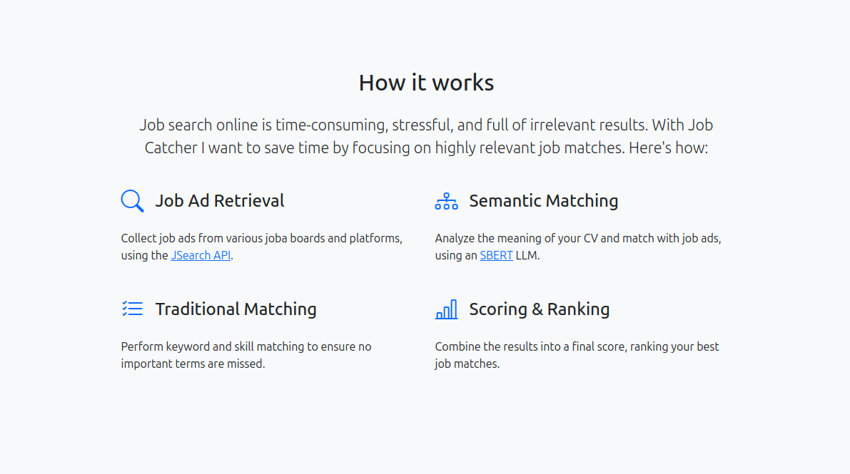 Catcher di lavoro - Ricerca di lavoro più intelligente (gratuita e open source) media 2