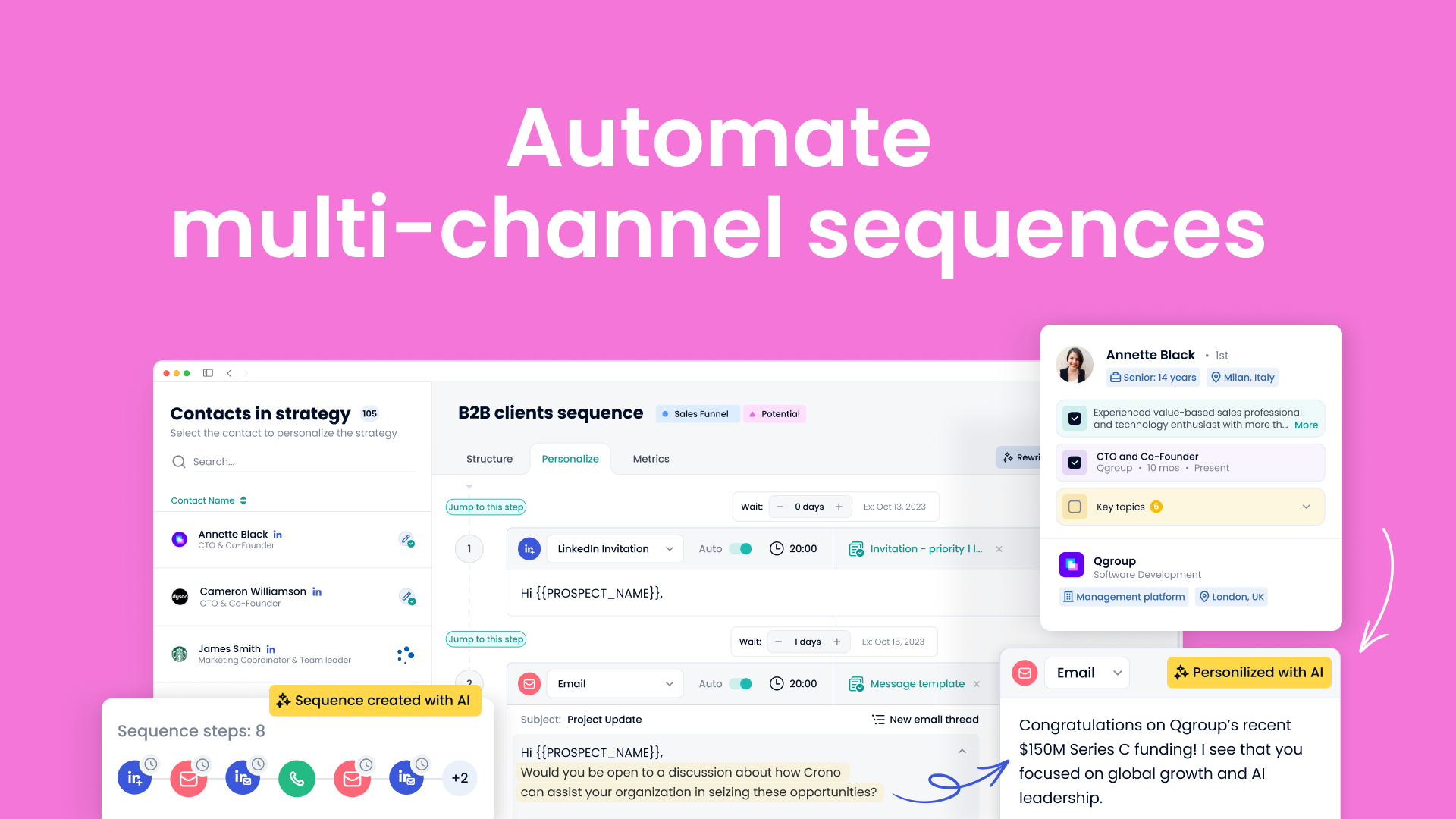 Chrono - All-in-One verkoopautomatiseringsplatform voor B2B-verkoopteams media 5