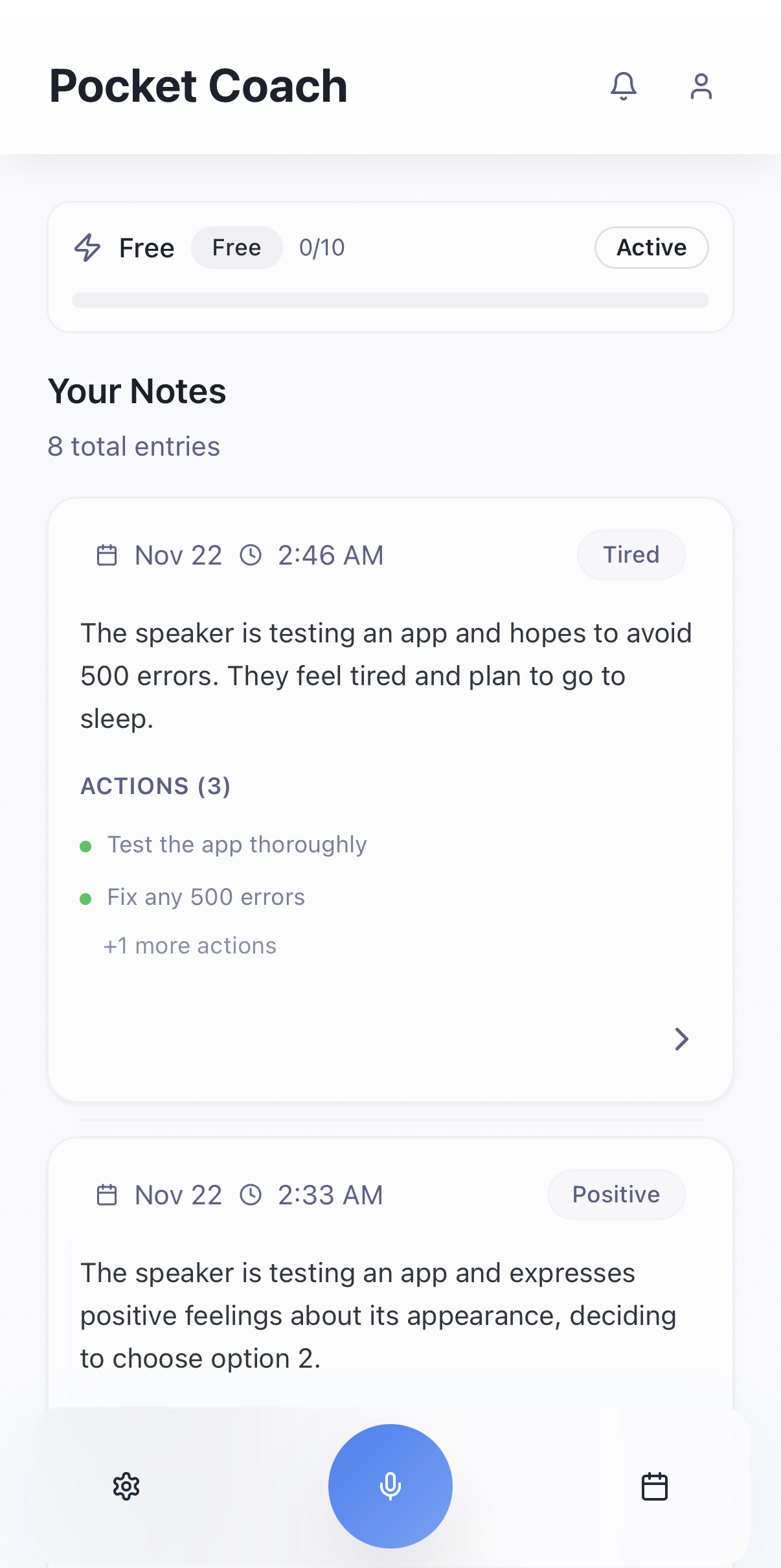 Pocket Coach  - Screenshot 4 showing product features and functionality