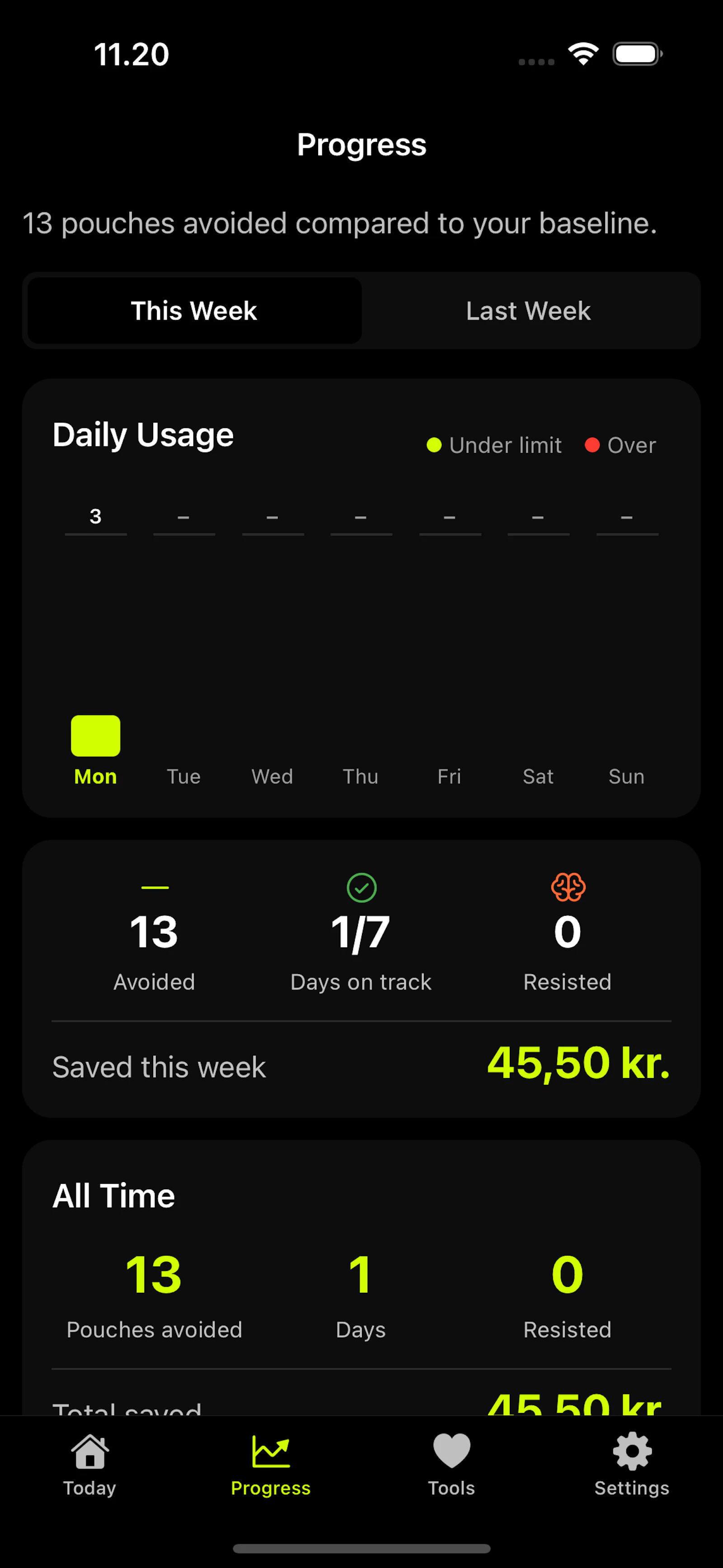 Wean Nicotine screenshot 2