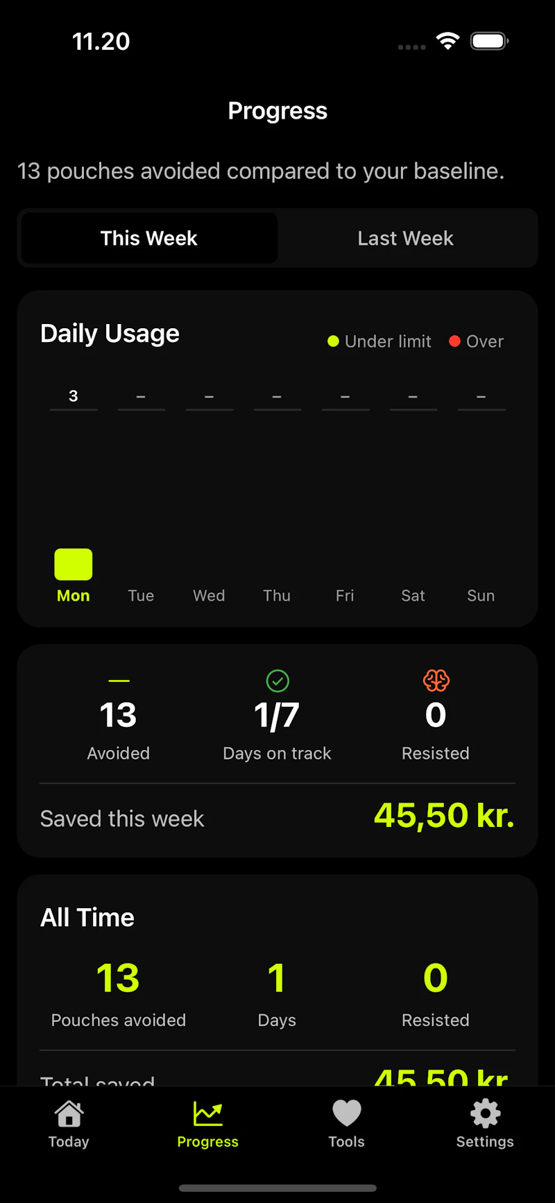 Wean Nicotine screenshot 2