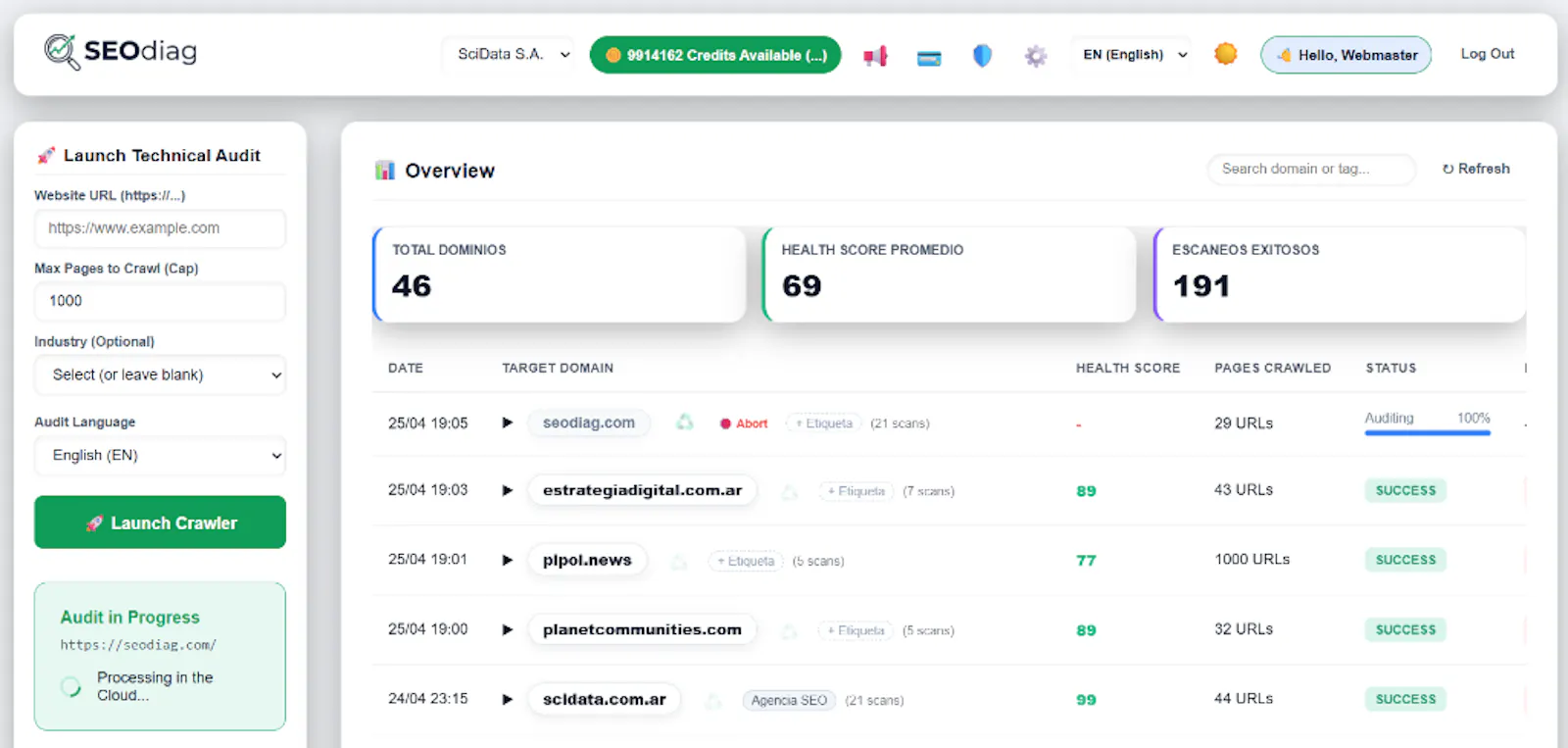 SEOdiag screenshot 7