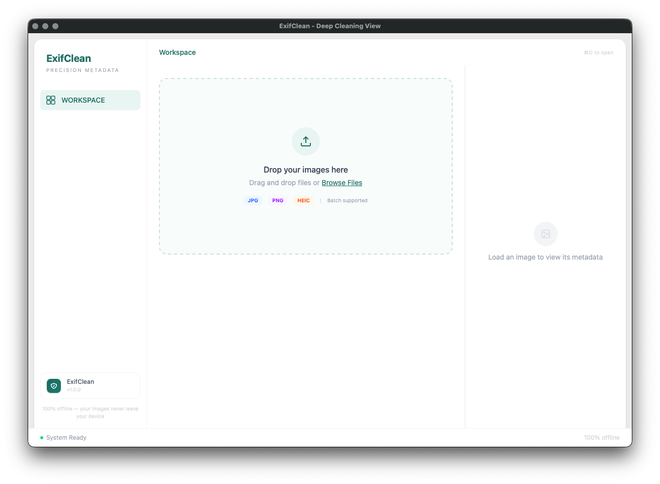 ExifClean gallery image