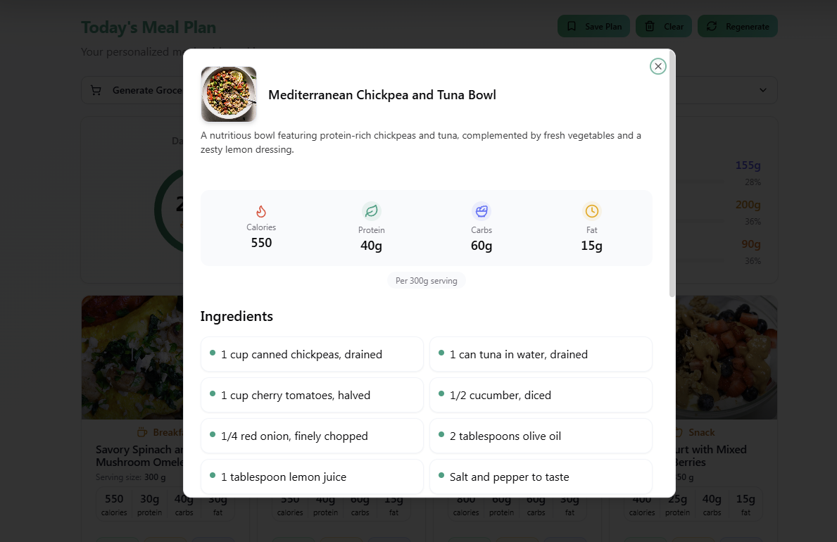 Meal Ark - AI Meal Planner & Calorie Counter media 3