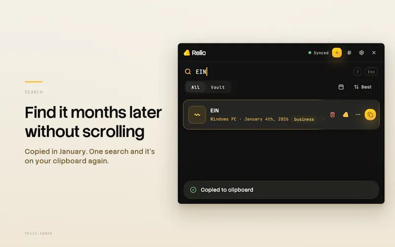 Relic screenshot 4
