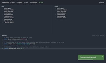 TxtFiddle gallery image